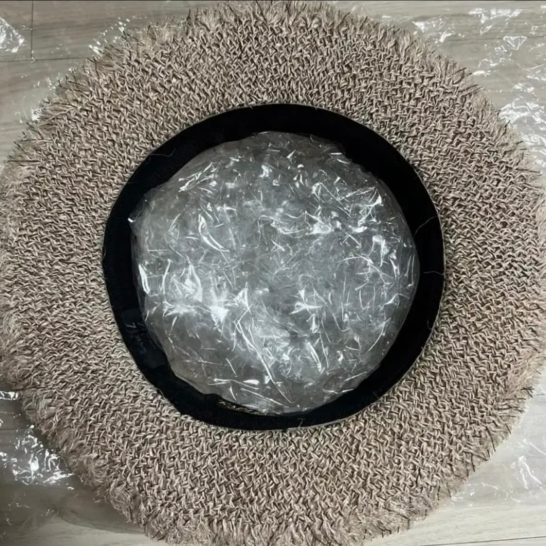 캐피탈 패치워크 밀짚 모자 상품이미지2