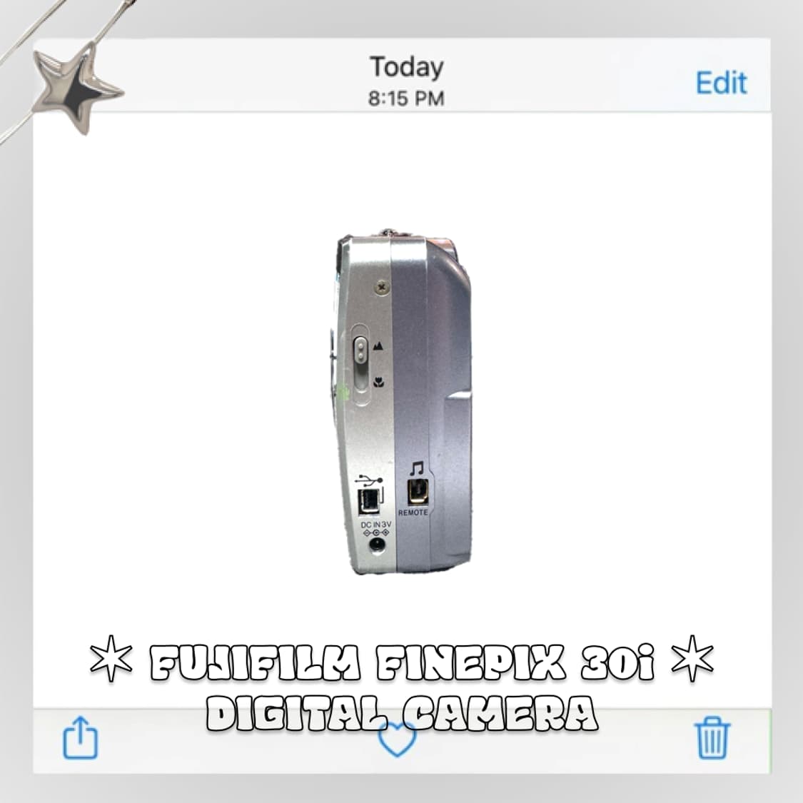 후지필름 파인픽스 30i 빈티지 디카 블루 상품이미지6