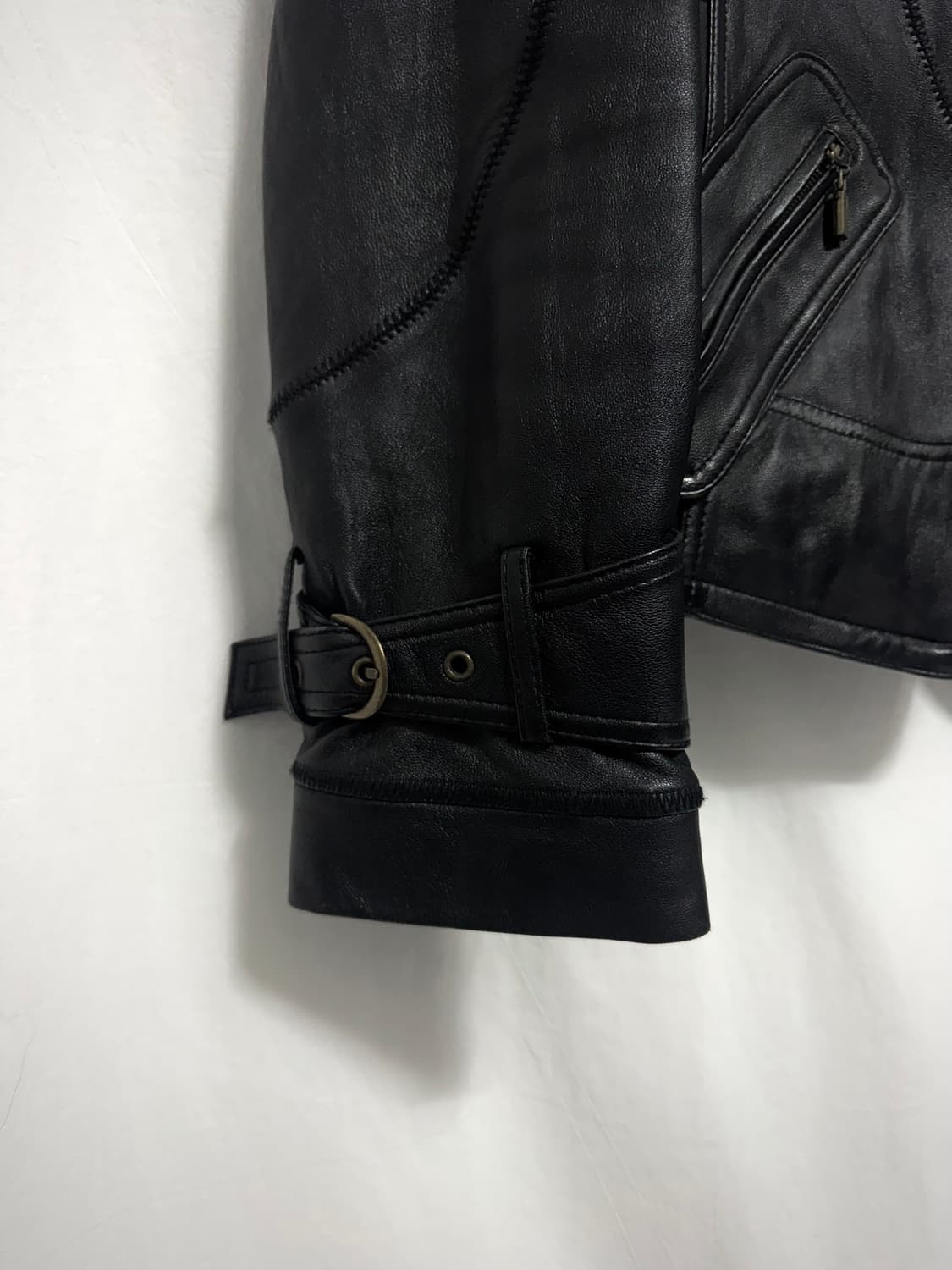 Lamb skin leather jacket 상품이미지2