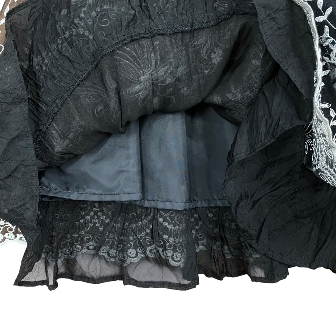 Black Gothic Voluminous Skirt  상품이미지5