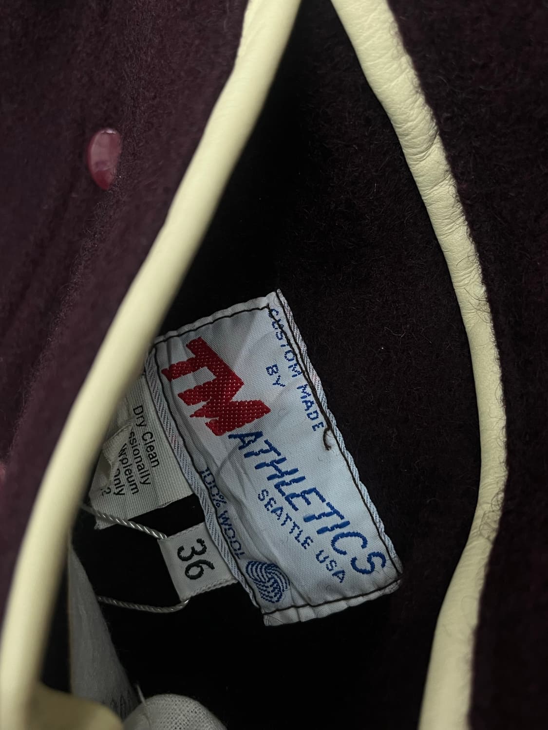 90's TM ATHELETICS SEATTLE USA varsity  상품이미지6