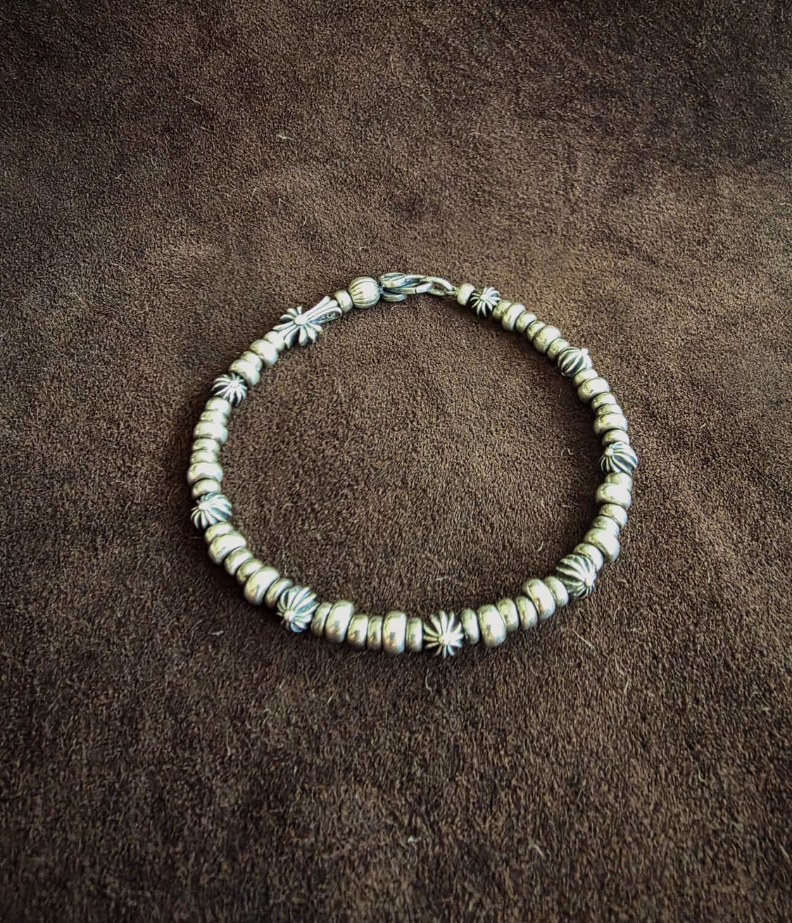 Silver 925 peace & cross bold bracelet 상품이미지8