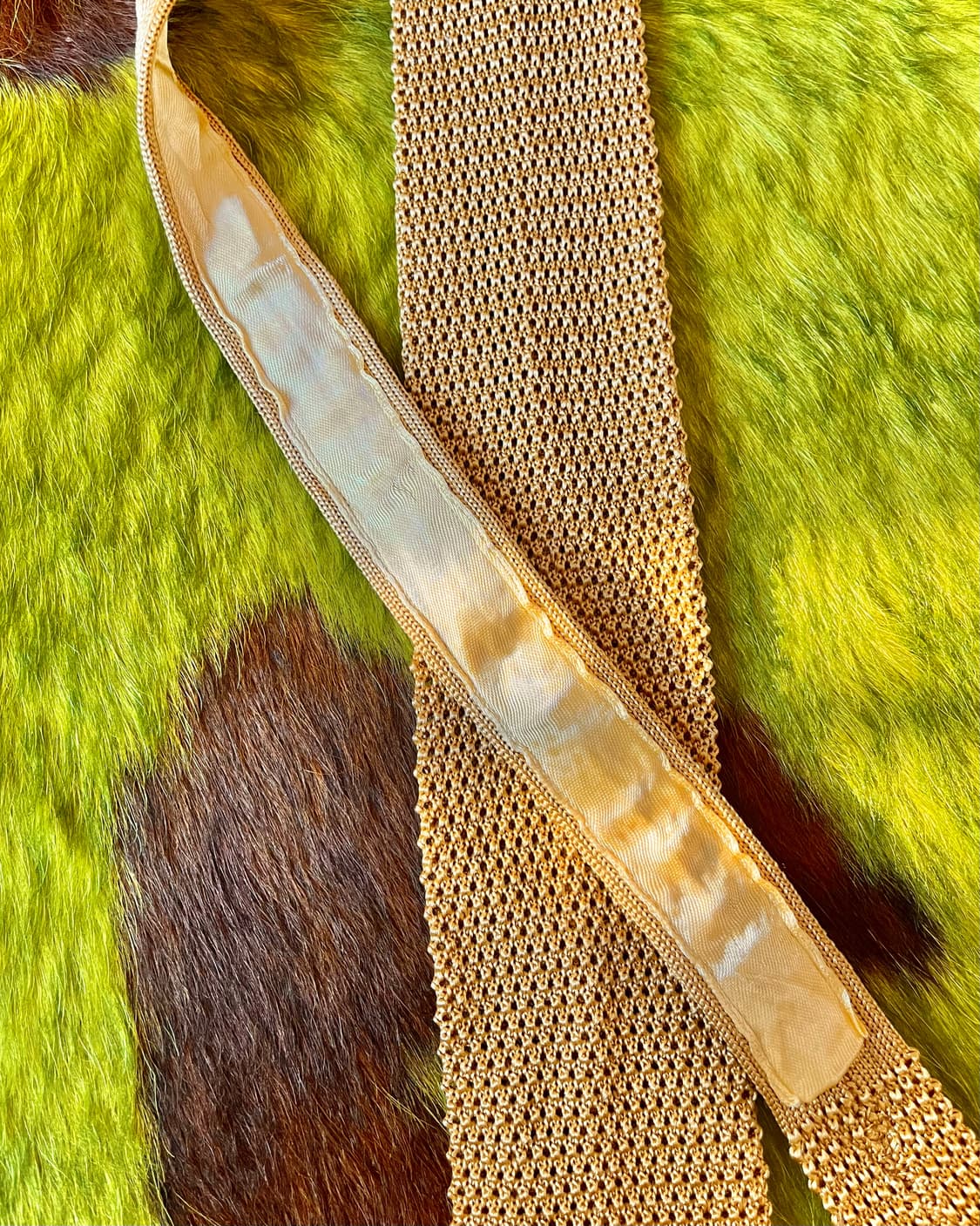 1980-90s CRICKET Italian Silk Knit Tie 상품이미지7