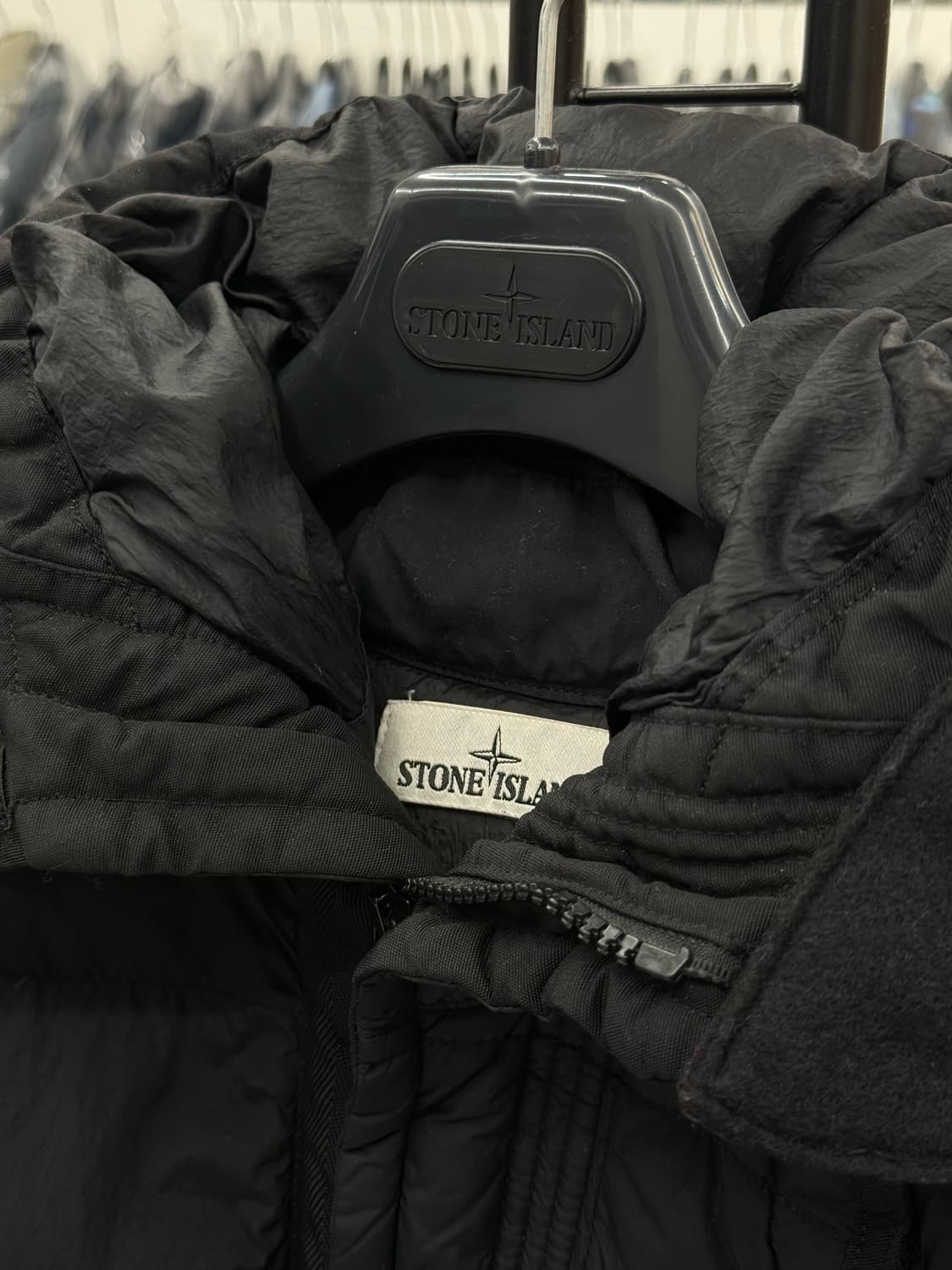 [M] 스톤아일랜드 크링클랩스 후드 롱 패딩 상품이미지5