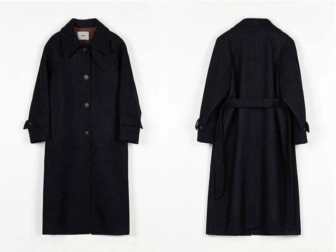 아바몰리 캐시미어 울 싱글 코트 상품이미지8