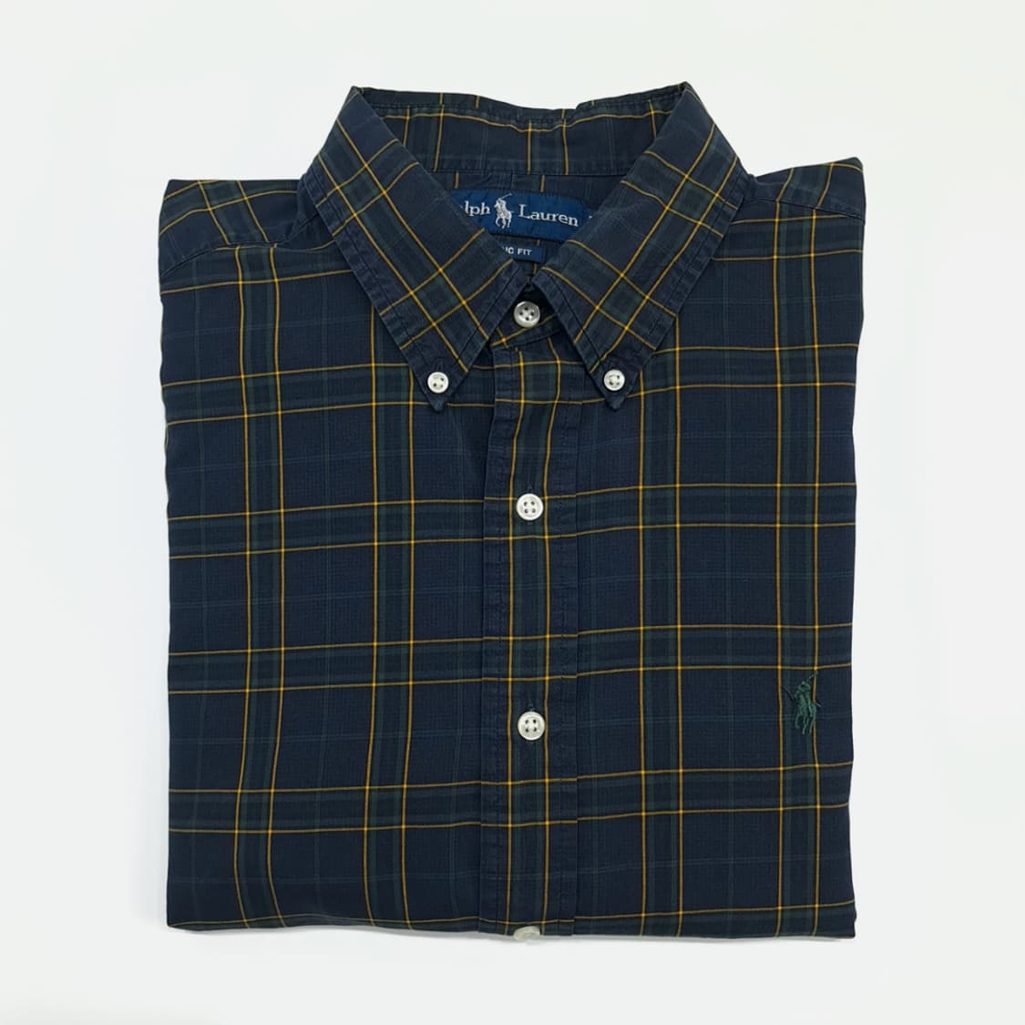 Cr628_XL 폴로 랄프로렌 모던블랙워치 타탄체크 긴팔 셔츠 상품이미지7