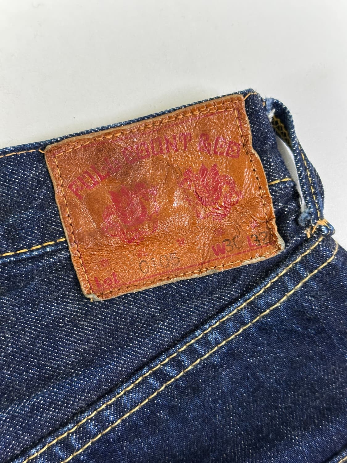 풀카운트 0105w 원워시 린스드 30/32 상품이미지7