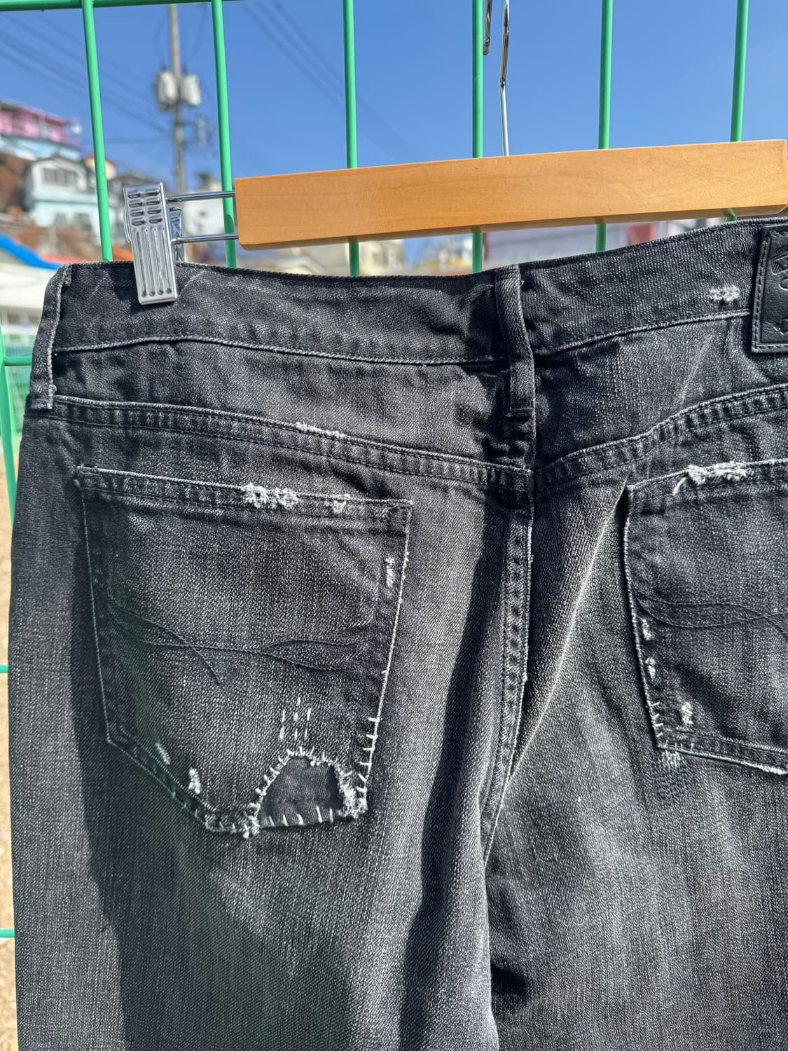 polo 데님 사시코,패치워크 상품이미지5