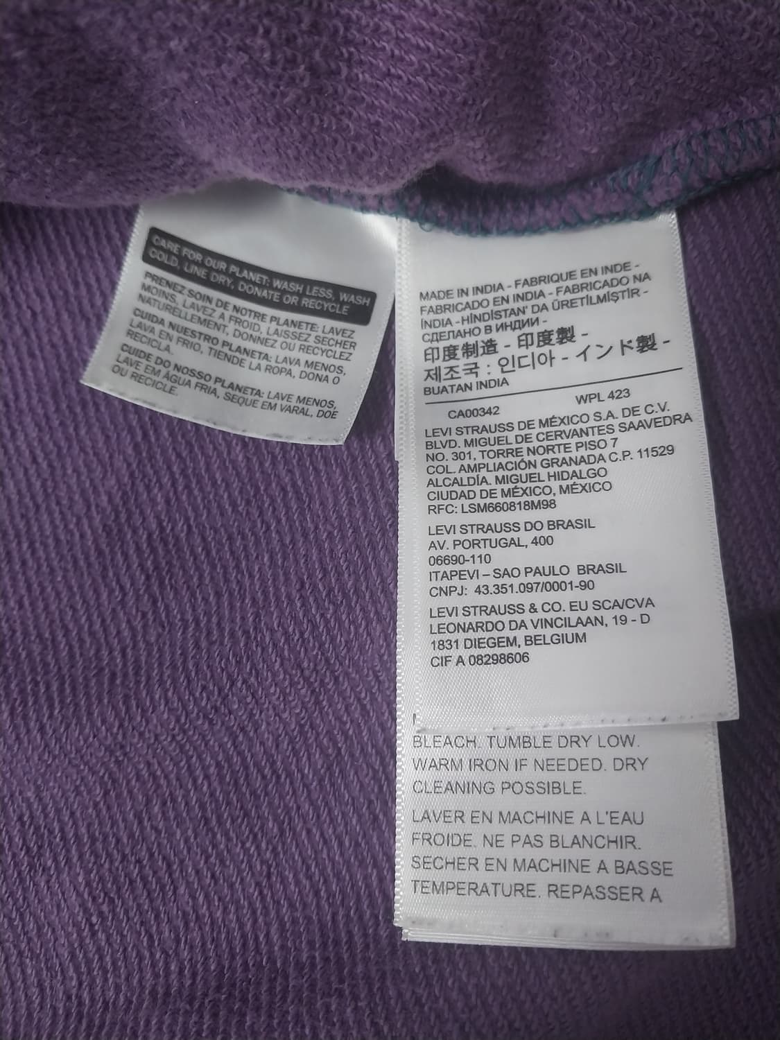 [XL] 리바이스 아노락 팝 오버 맨투맨 상품이미지10