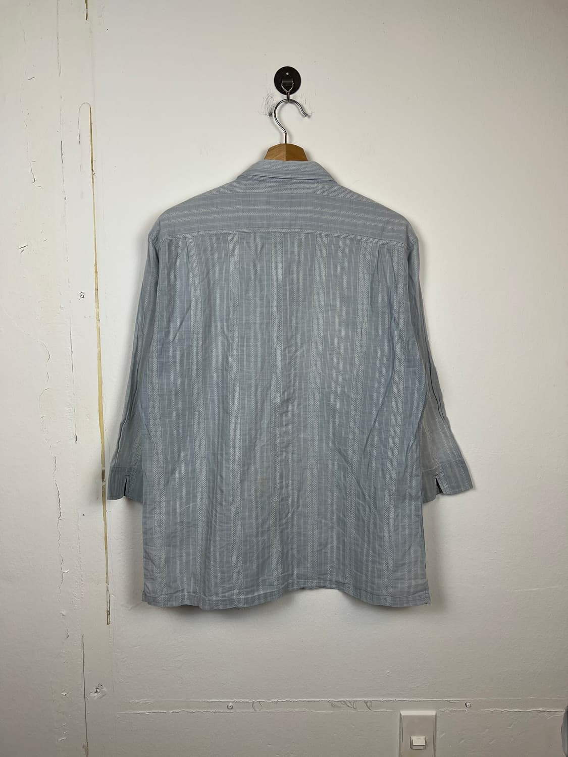 플레이보이 스트라이프 패턴 7부 셔츠 LL 상품이미지2