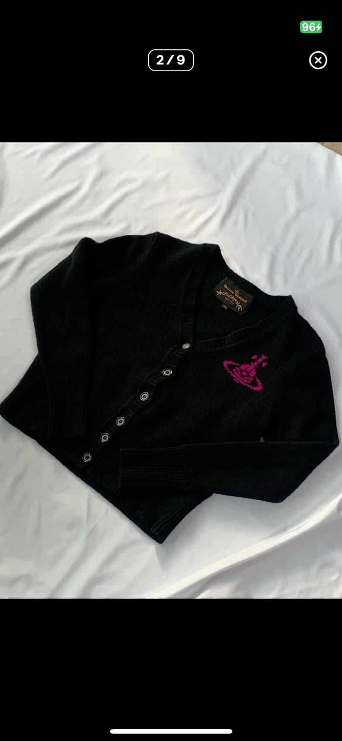 비비안 웨스트 빅로고 가디건 상품이미지2