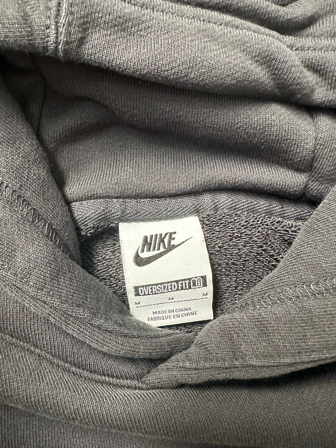 나이키 맨 나이키 클럽 오버사이즈 프렌치 테리 풀오버 후디 [블랙-M] 상품이미지8