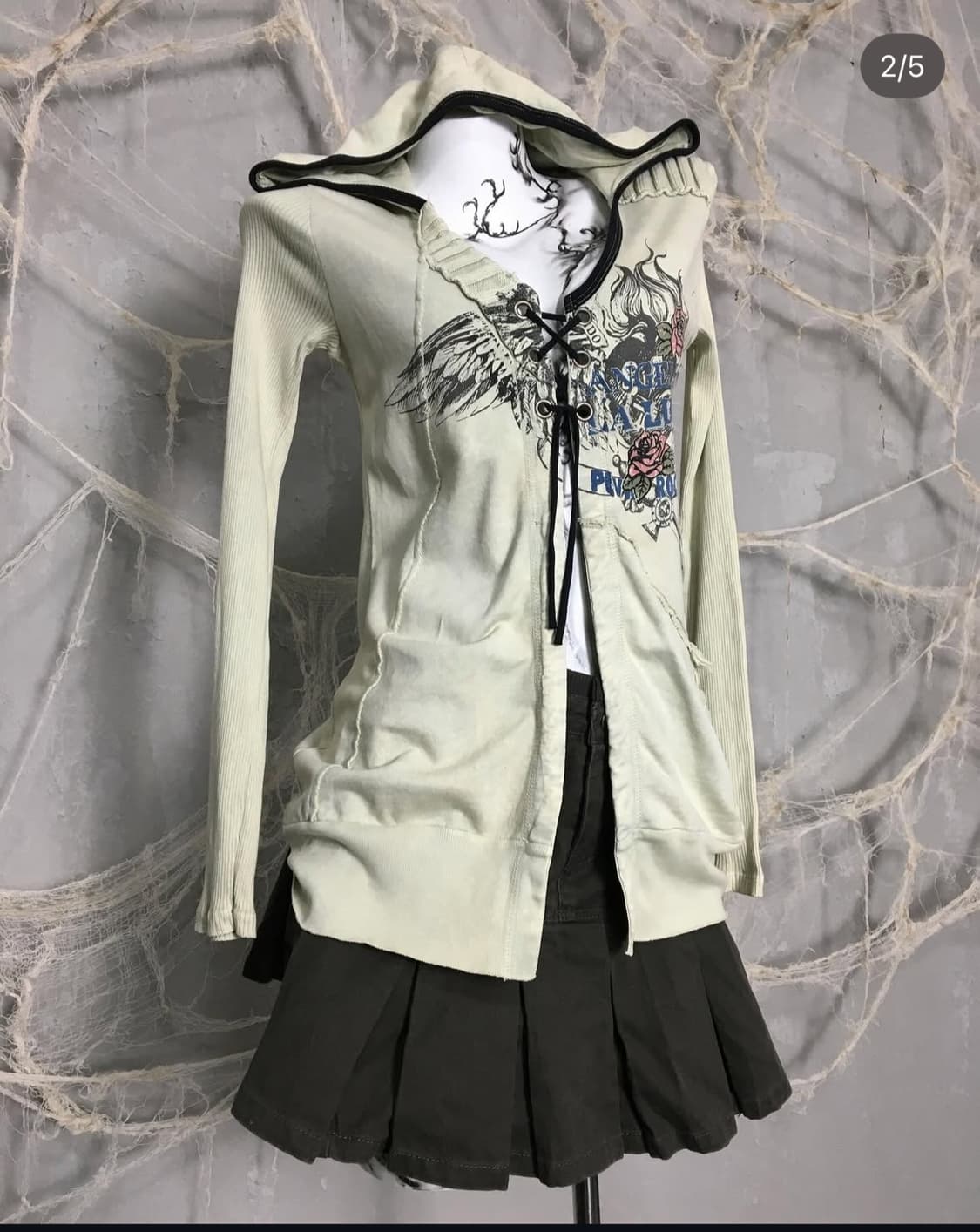 skinny minnie Hooded long sleeves  상품이미지2