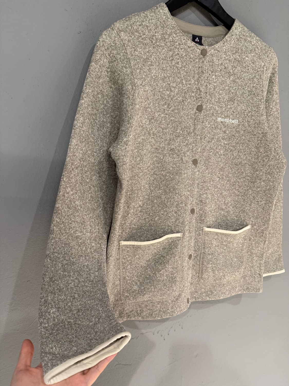 Montbell 몽벨 스냅 버튼 포켓 플리스 가디건 상품이미지4