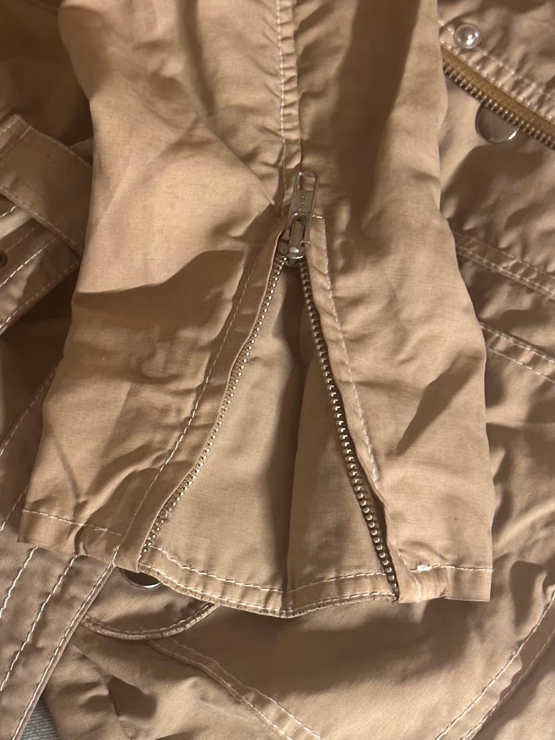 벨티드 여성 유틸리티 사파리 자켓 밀리터리 필드 자켓 상품이미지4