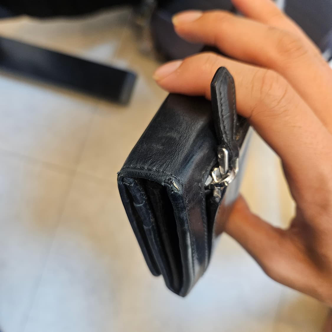 프라다 리본 장식 장지갑 상품이미지8