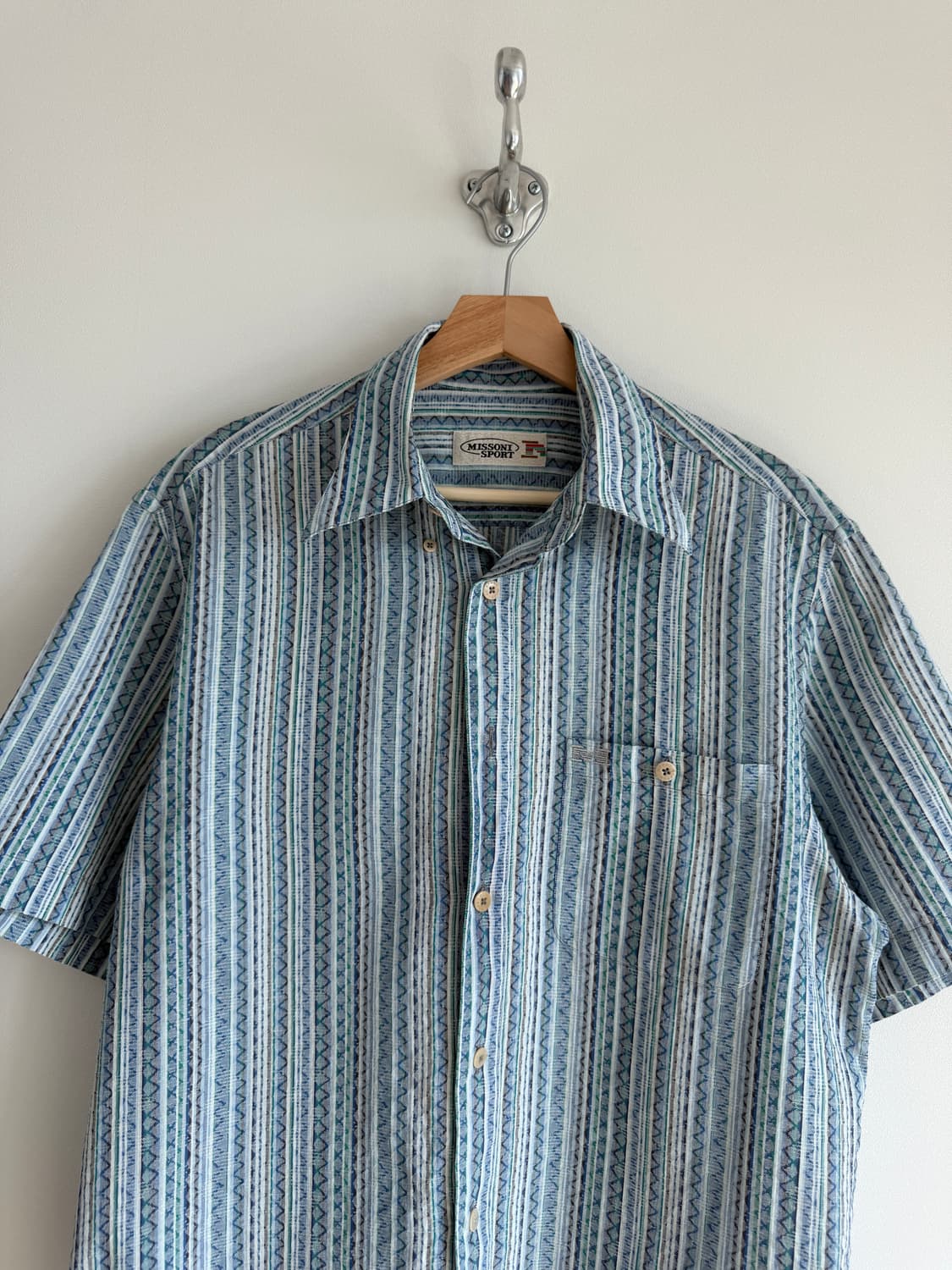 올드 미쏘니 스포츠(MISSONI SPORT) 반팔 셔츠 상품이미지2