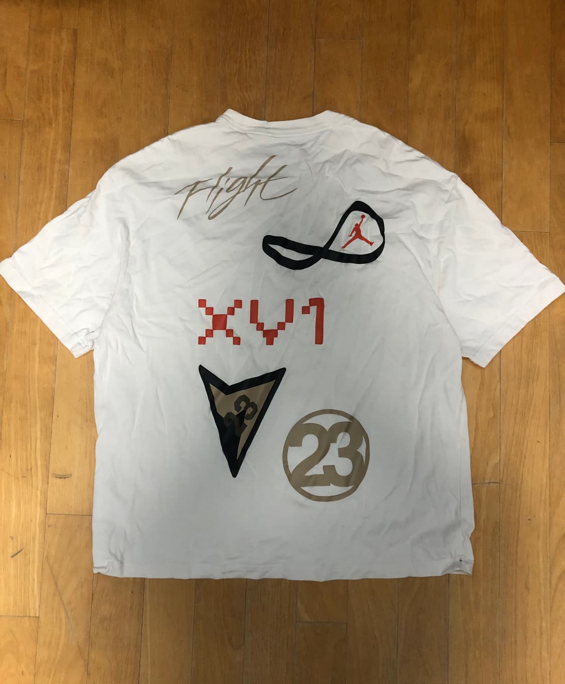 조던 플라이트 시그니처 프린팅 티셔츠 XXL 상품이미지1
