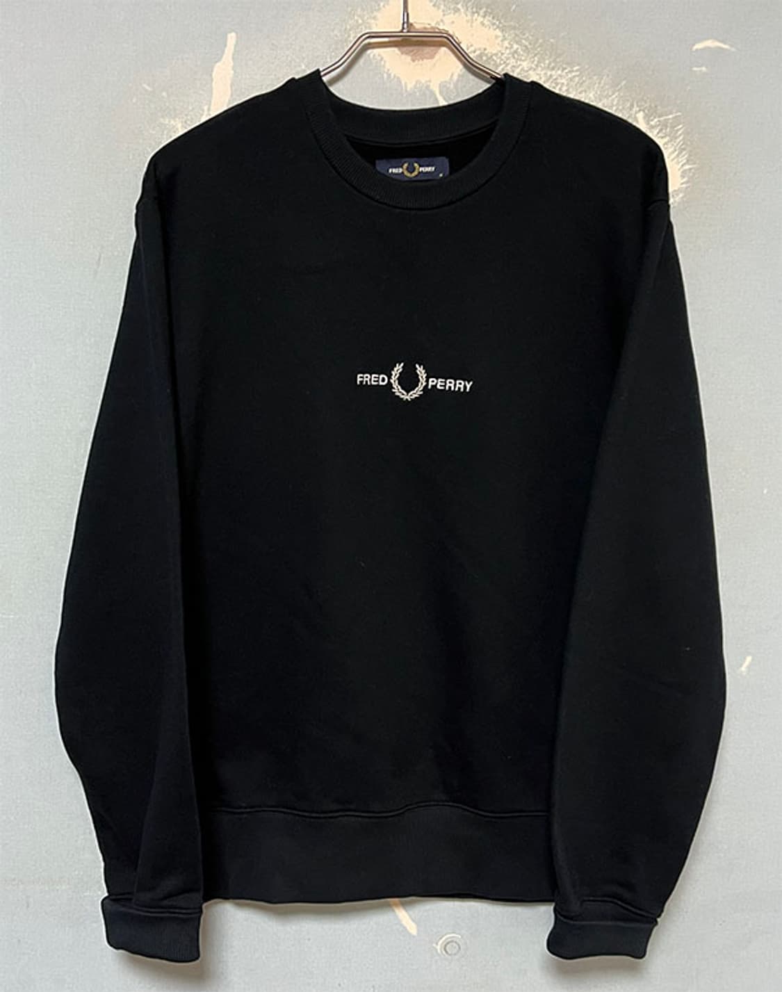 프레드페리 남자 맨투맨 추동 캐주얼 블랙 L 100  상품이미지1