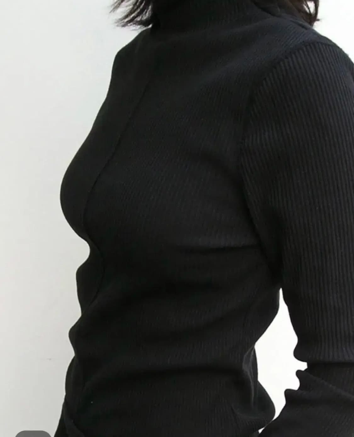 에옹쓰 Zip Turtleneck Top Navy 터틀넥 집업 eonts 상품이미지2