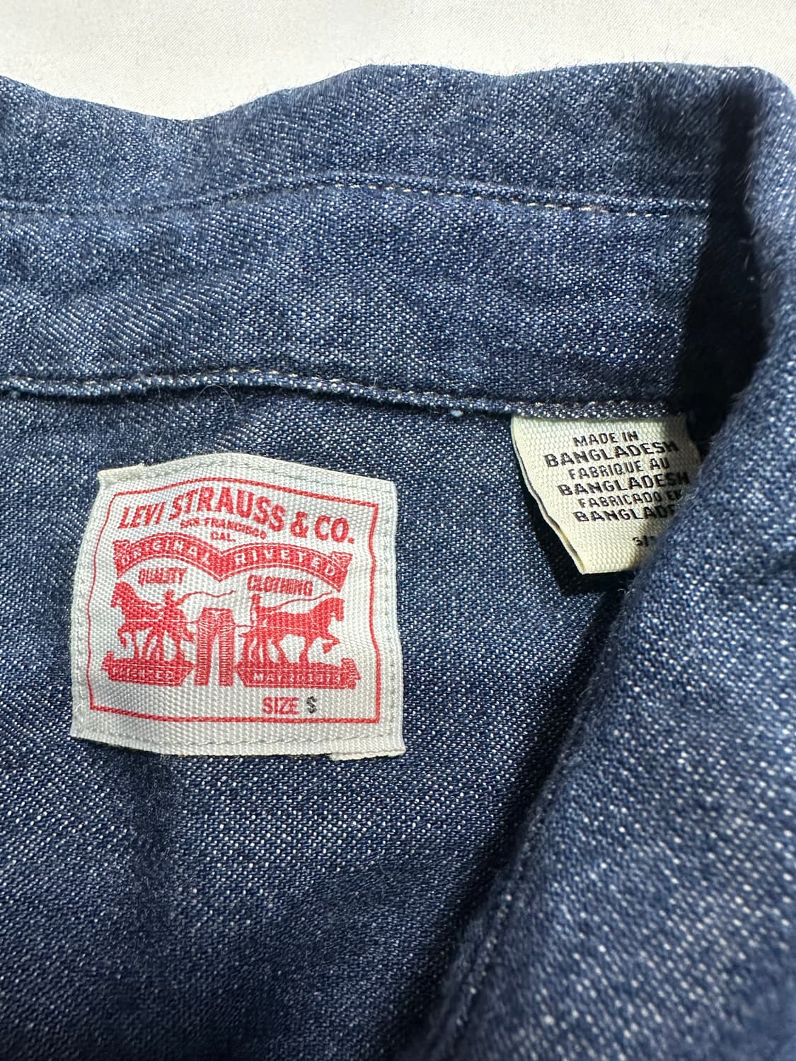 리바이스 웨스턴 셔츠 상품이미지3