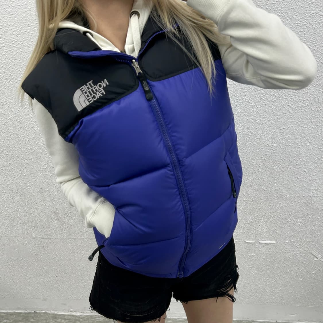 노스페이스 1996 눕시 퍼플 패딩조끼 90 ( 남녀공용 ) 상품이미지1