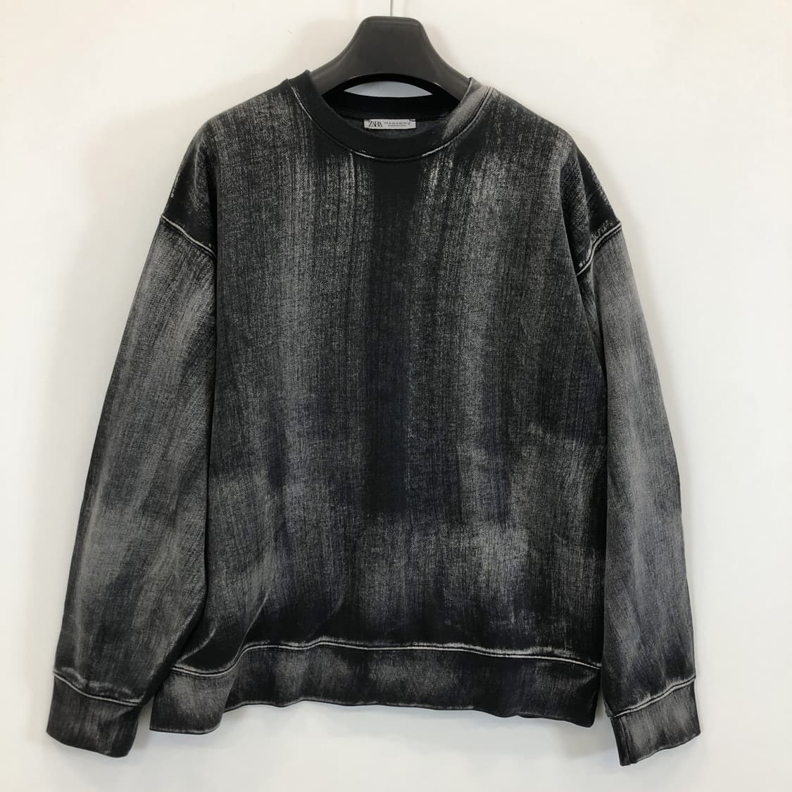 자라 워싱 스웻셔츠 M 오버 상품이미지1