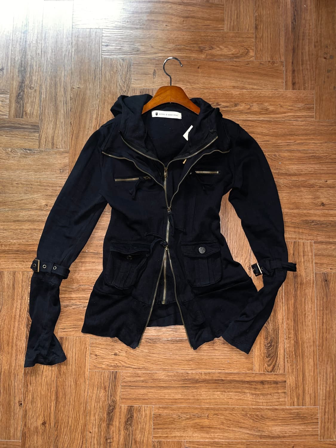 빈티지 투웨이 포켓 디테일 집업 상품이미지3