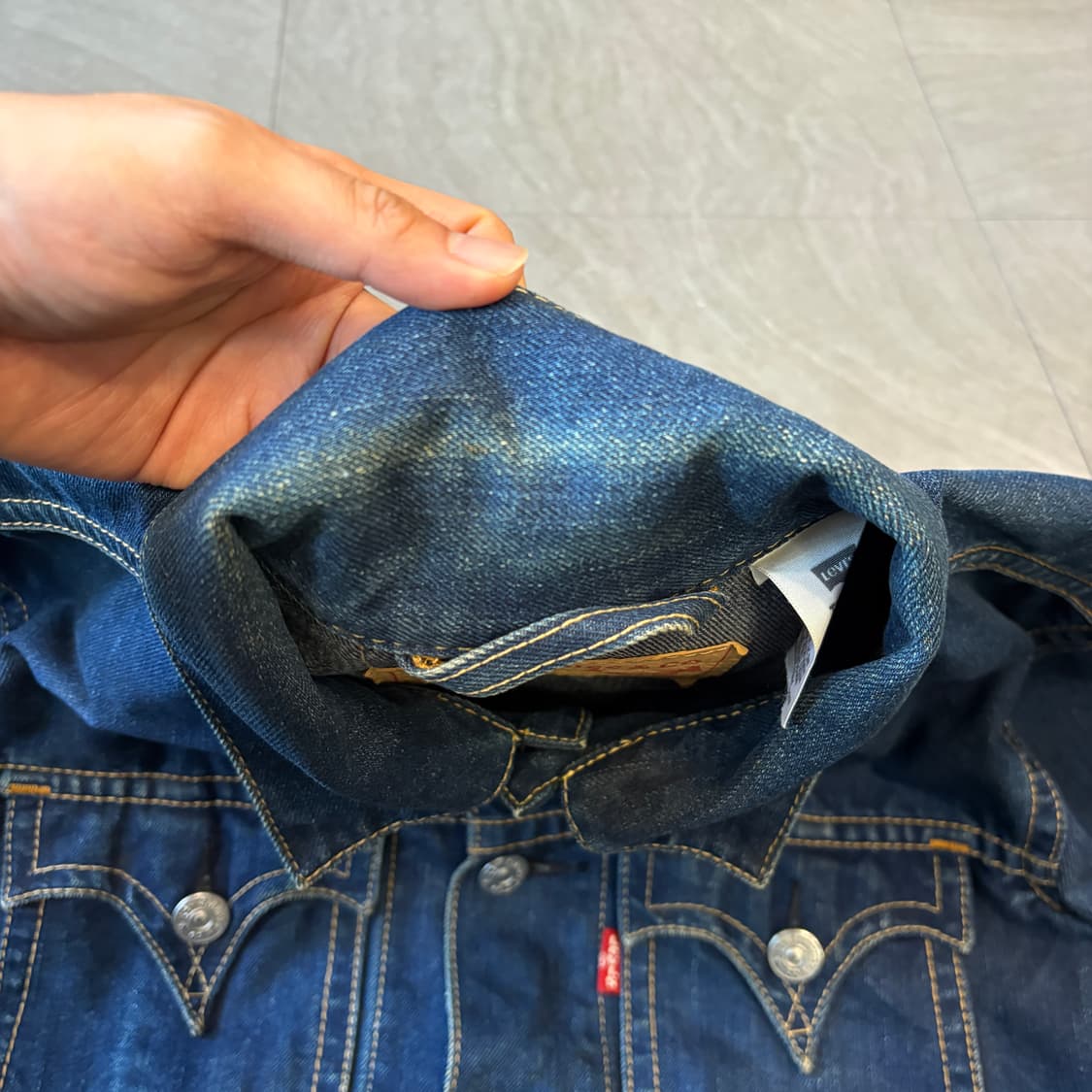 리바이스 정품 데님 타입 1 자켓 상품이미지6