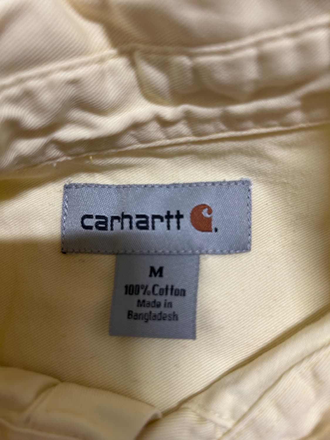 칼하트 y2k 아방핏 옐로우 셔츠(m) 상품이미지4