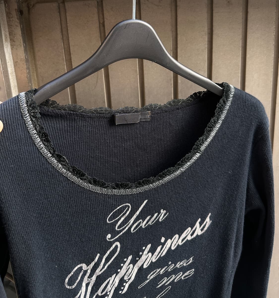 Vintage y2k lettering printing sleeve 상품이미지4