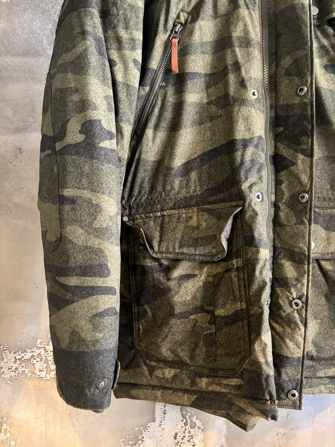 콜럼비아 카모 패딩 L 상품이미지3