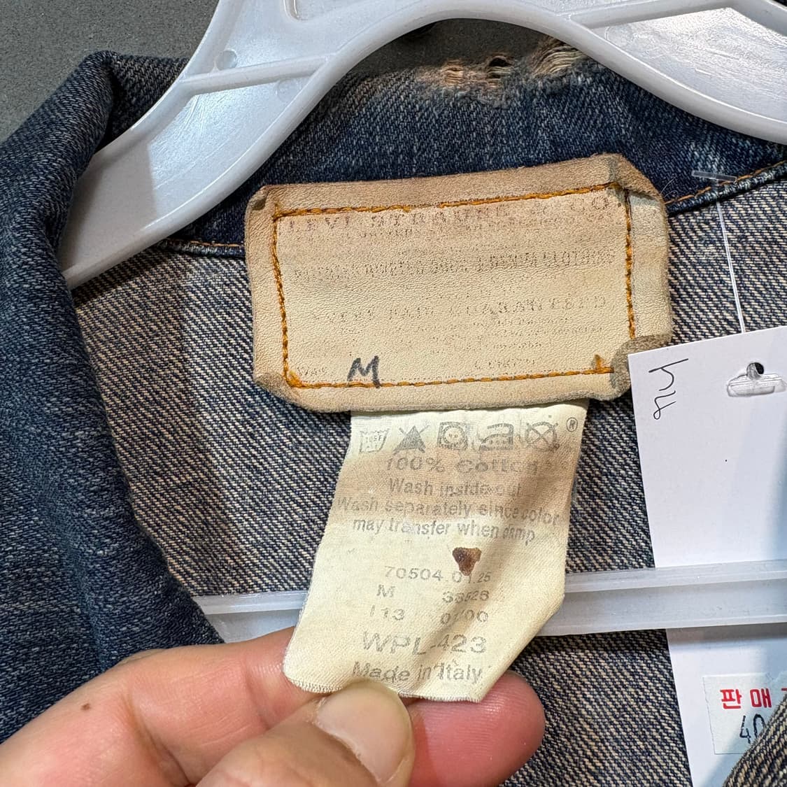 [M] LEVI's 리바이스 LVC 빈티지 풀오버 데님 셔츠 상품이미지7