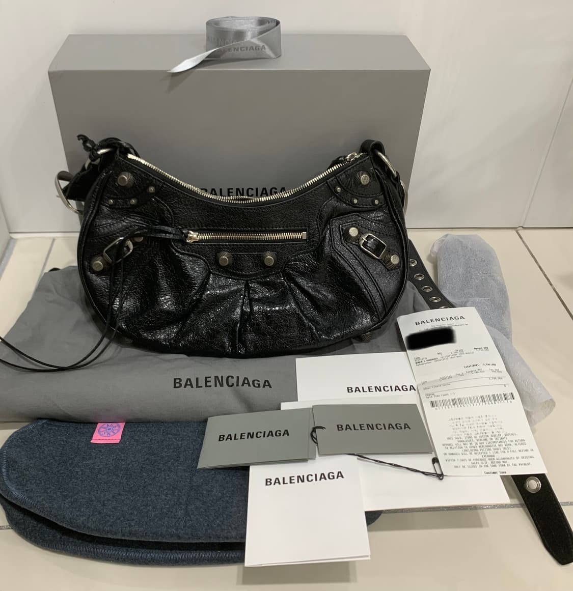 [S]발렌시아가 르카골 숄더백 블랙 가방 스몰사이즈 크로스백 상품이미지1