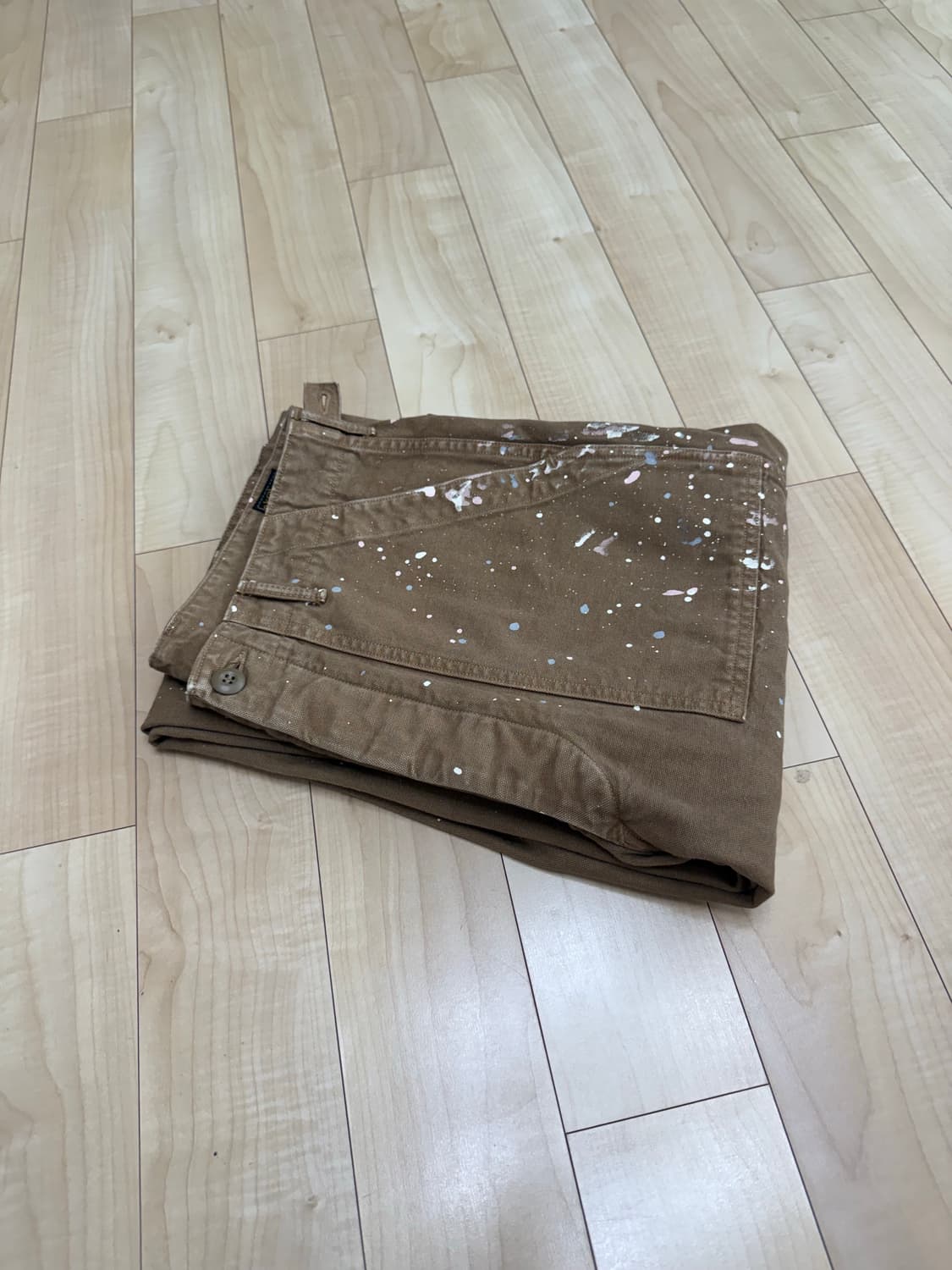 오어슬로우X시프트지 페인팅 퍼티그 팬츠 상품이미지1