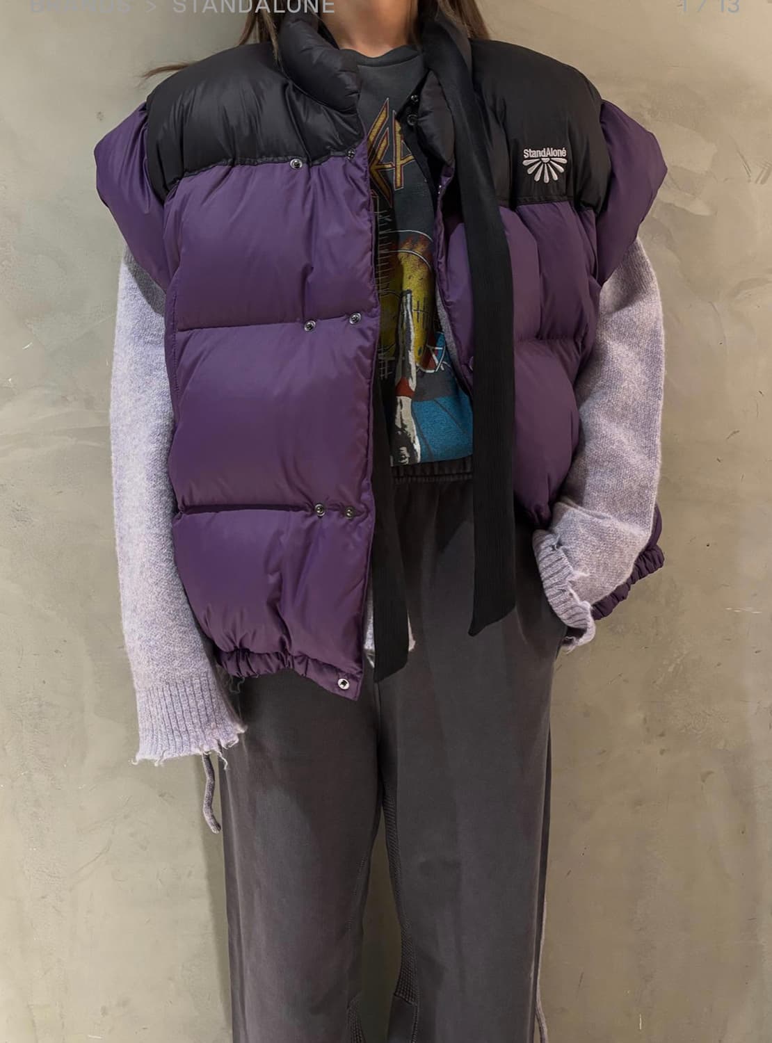 (에크루)스탠드 얼론 거위털 패딩 25년신상 새제품 상품이미지1