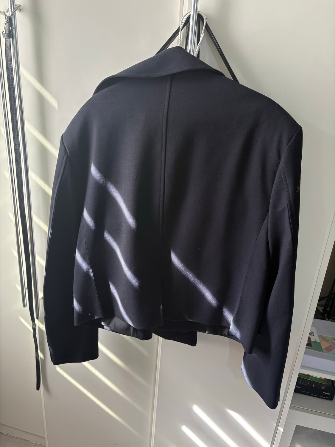 렉토 울 블렌드 숏 자켓 M 다크네이비 상품이미지2