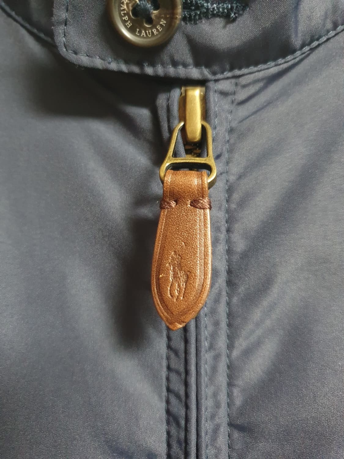 폴로랄프로렌 체크안감 집업 자켓 네이비 S 상품이미지8