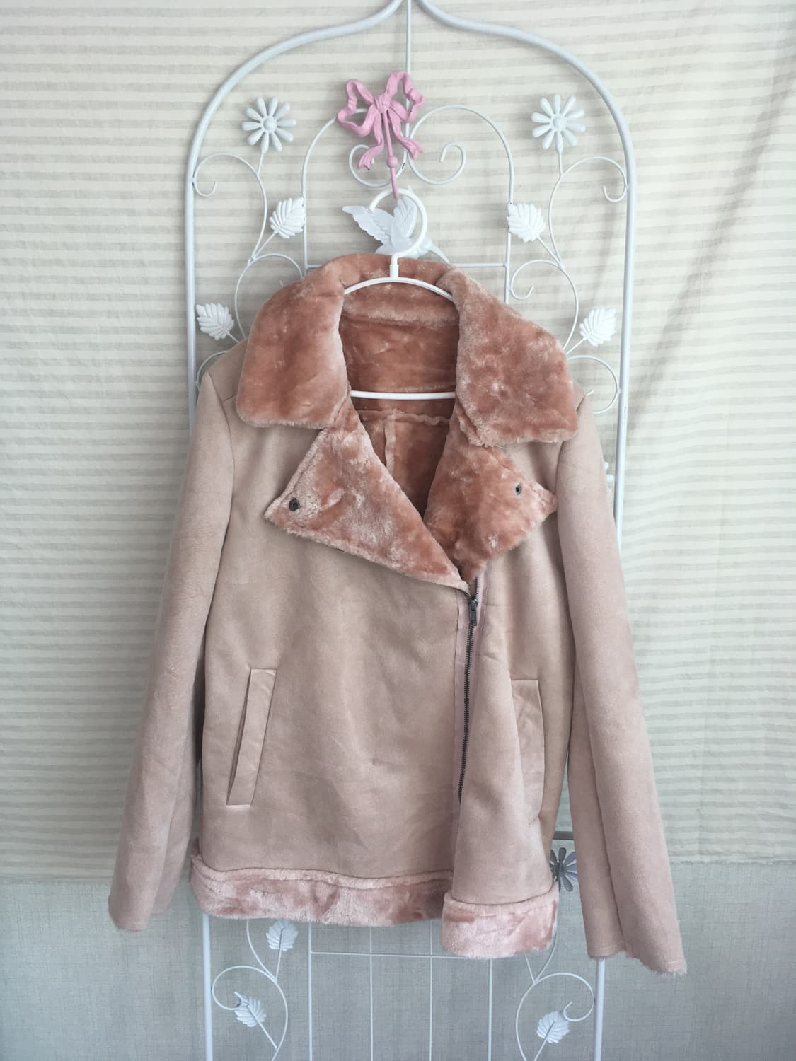 jpn vintage 핑크 퍼 무스탕 자켓  상품이미지1