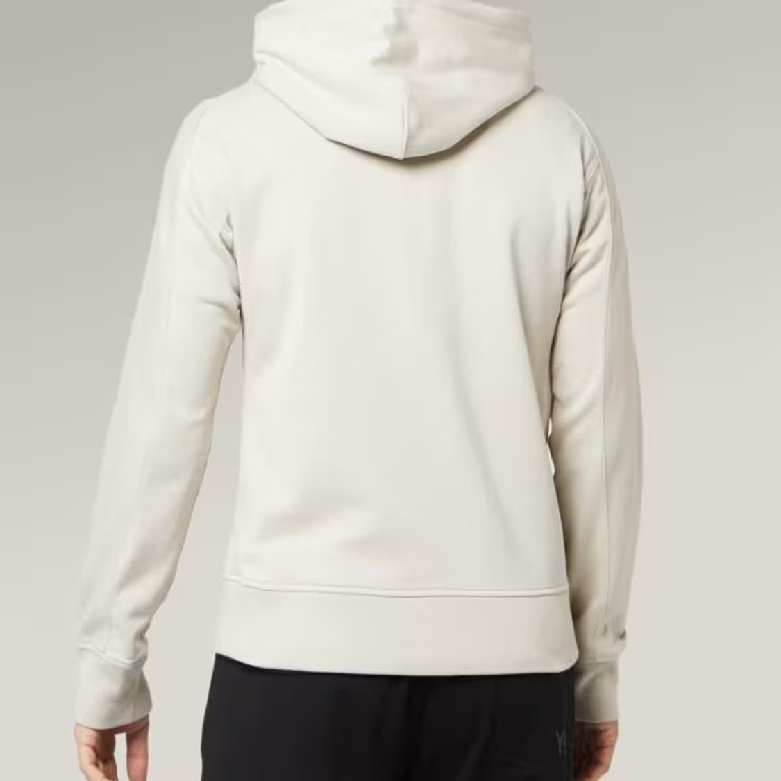 Yohji Yamamoto 요지 야마모토 아디다스 크롭후드티 아이보리 상품이미지7