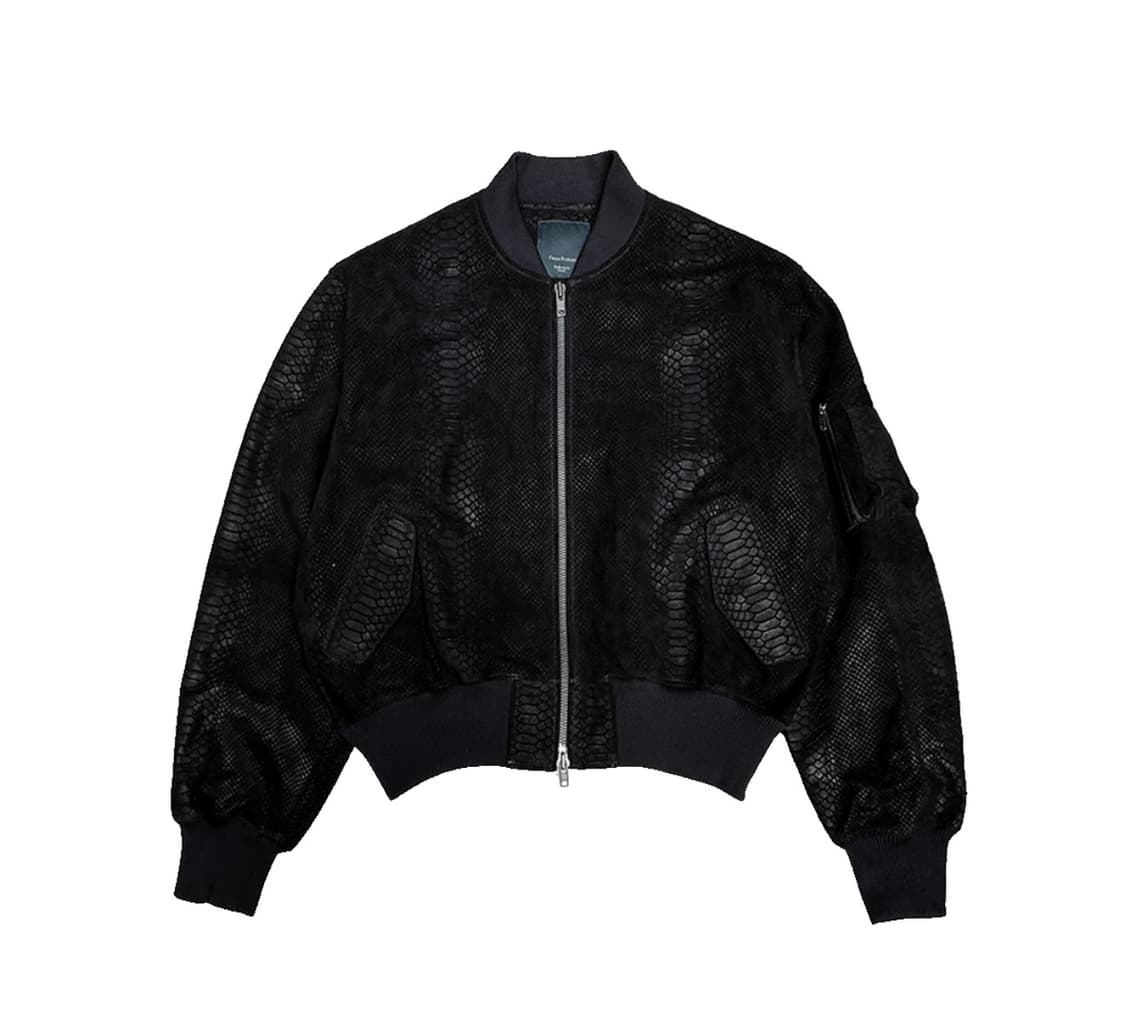 2/언더마이카 25SS 블랙 맘바 이펙트 매트 스웨이드 MA-1 상품이미지1