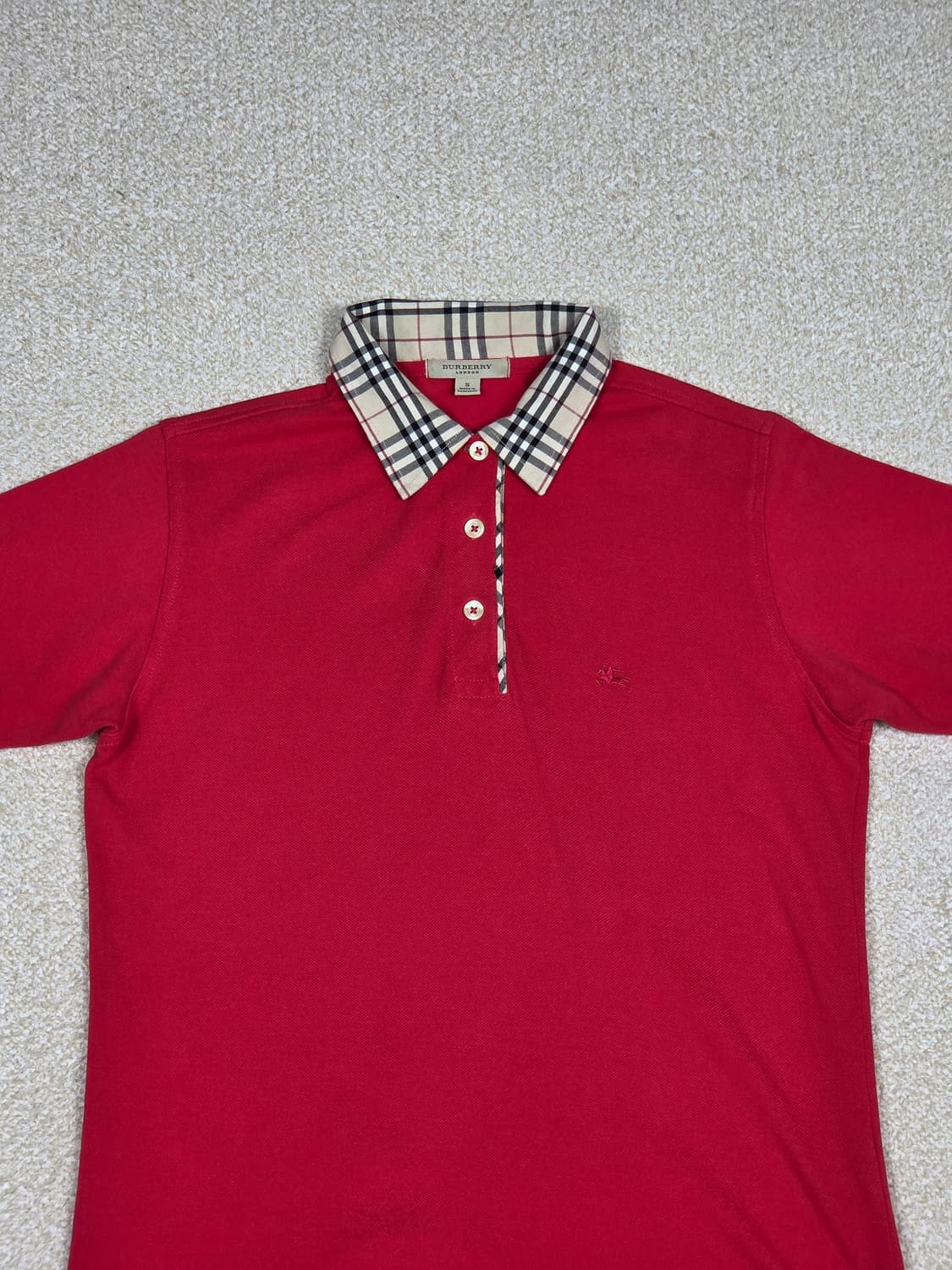 [버버리] 런던 노바체크 카라 반팔 티셔츠 | S00033 상품이미지2