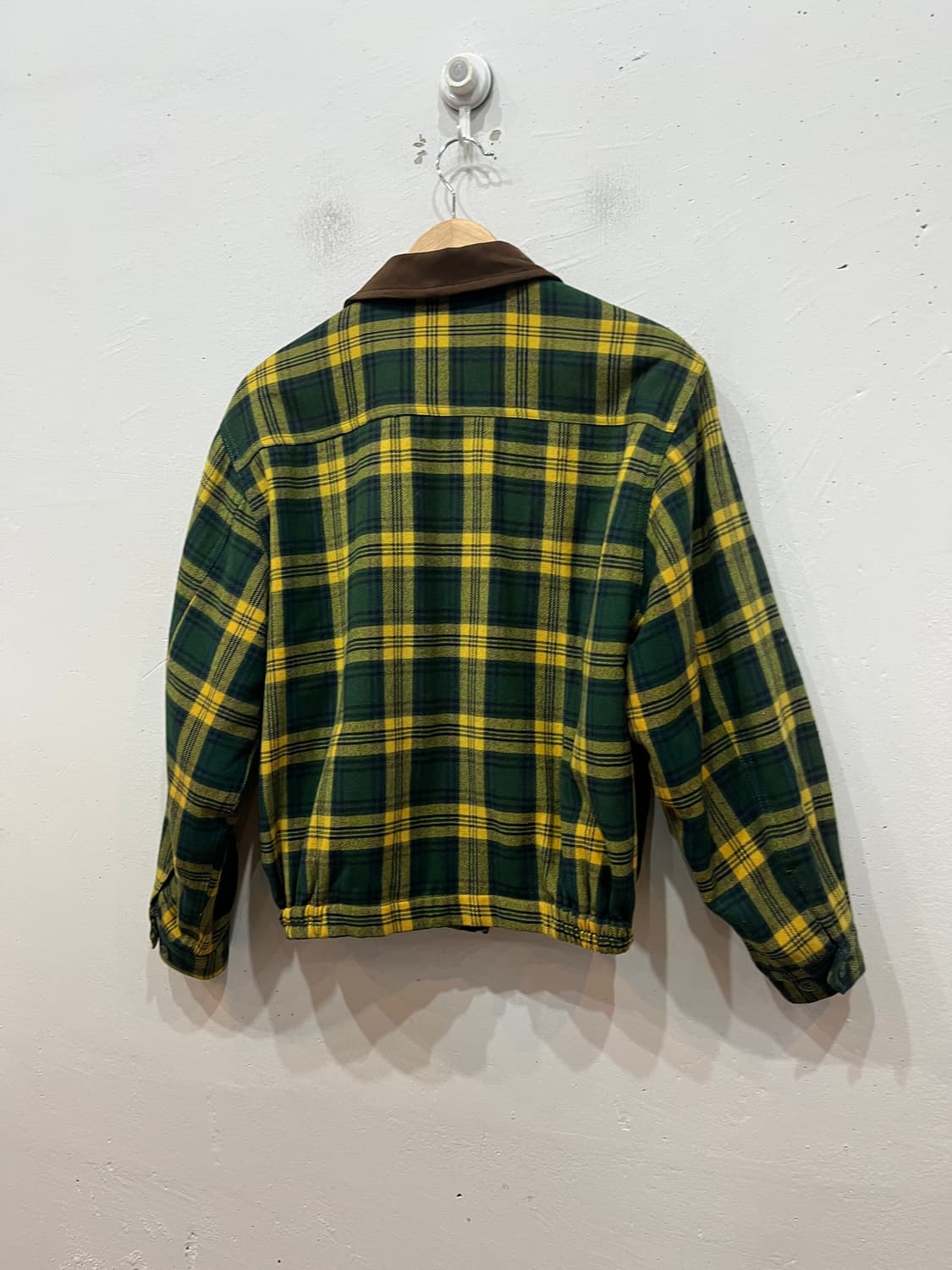 PERSONS 퍼슨스 클래식 체크 울 자켓 Made in JAPAN  상품이미지5