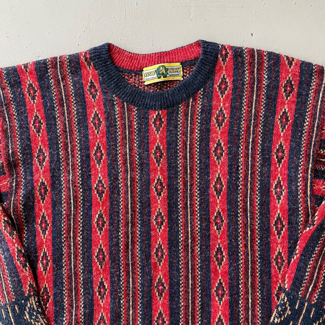 1990‘s Made In ITALY Navajo Cotton Knit 상품이미지2