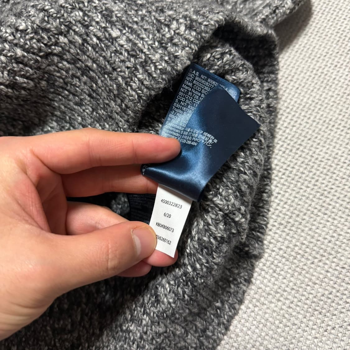 타미힐피거 빅로고 니트 상품이미지4