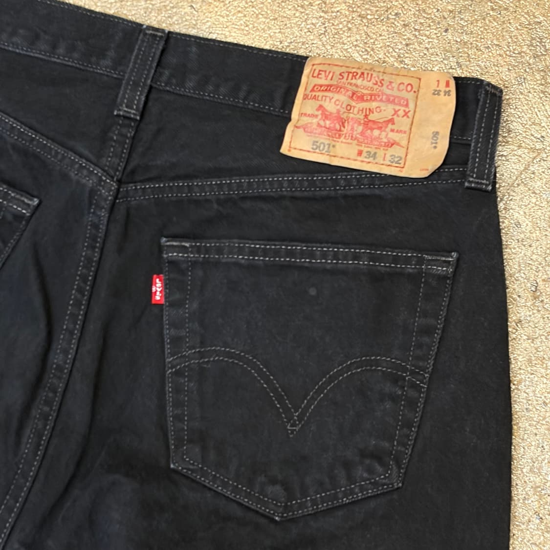 00s 미국 빈티지 리바이스 501 블랙진 청바지 상품이미지7