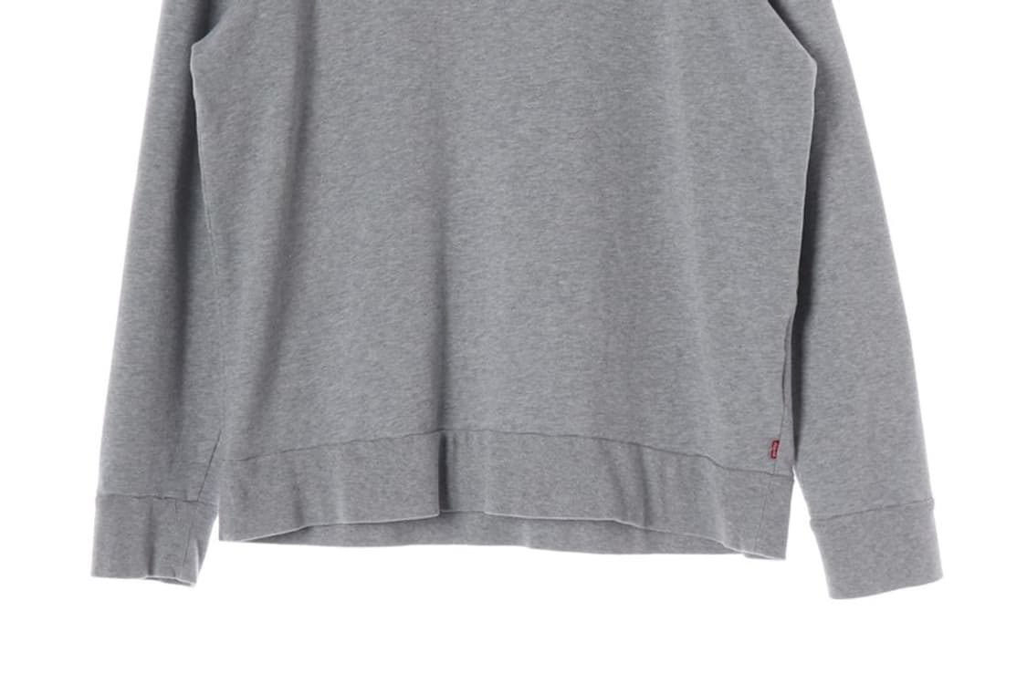 리바이스 그레이 레드 박스 로고 맨투맨 L 상품이미지4