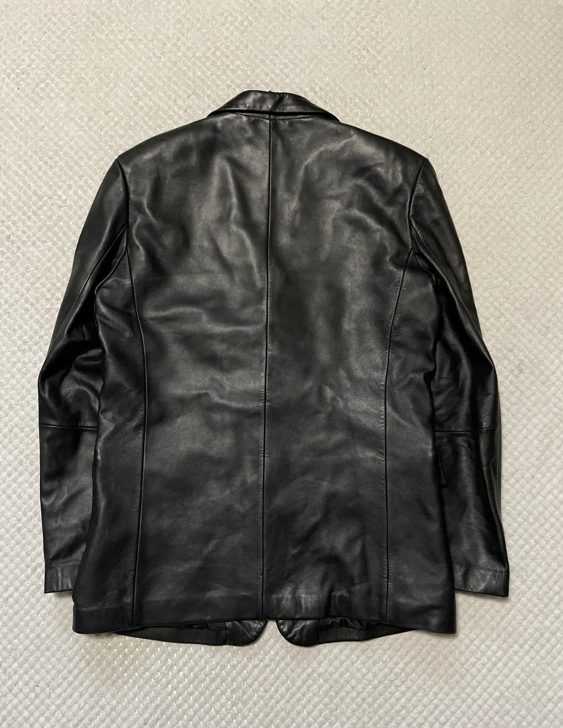 광희시장 웨스턴 무드 3버튼 램스킨 양가죽 레더 자켓 상품이미지2