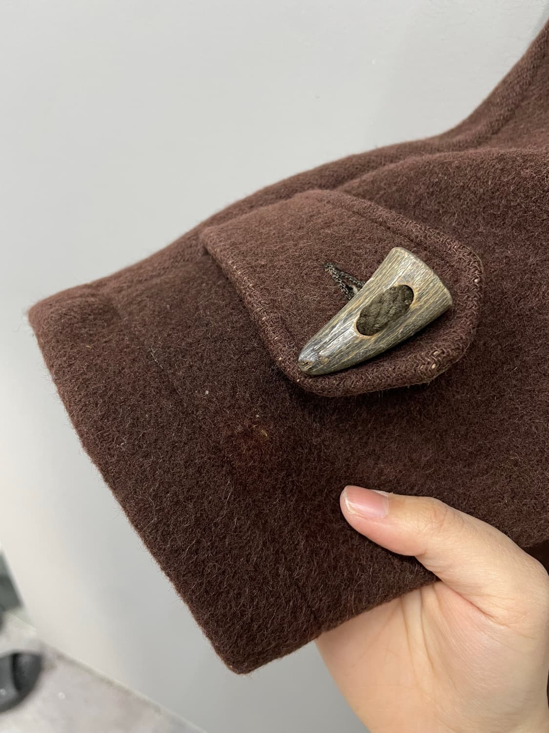 글로버올 브라운 더플 코트 H1390 상품이미지7