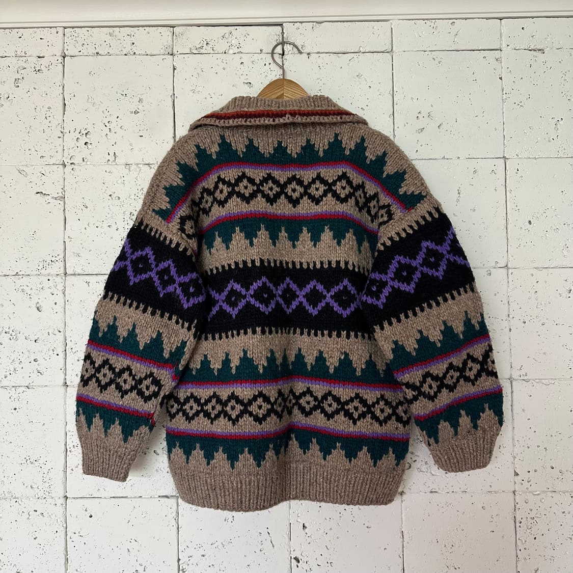 M 빈티지 헤비울 니트 상품이미지4